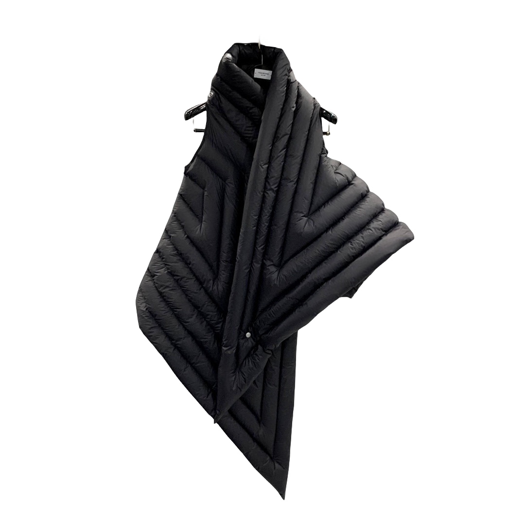 Rick Owens FW23 Luxor Gleam Vest In Black - EUR FASHION