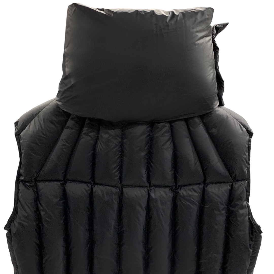 Rick Owens Black Quilted Down Vest - EUR FASHION