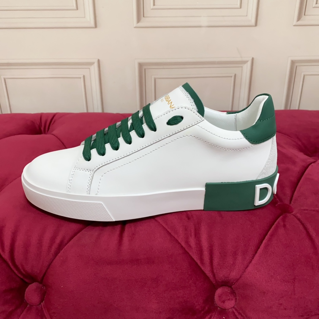 Dolce & Gabbana Calfskin Portofino Sneakers - EUR FASHION