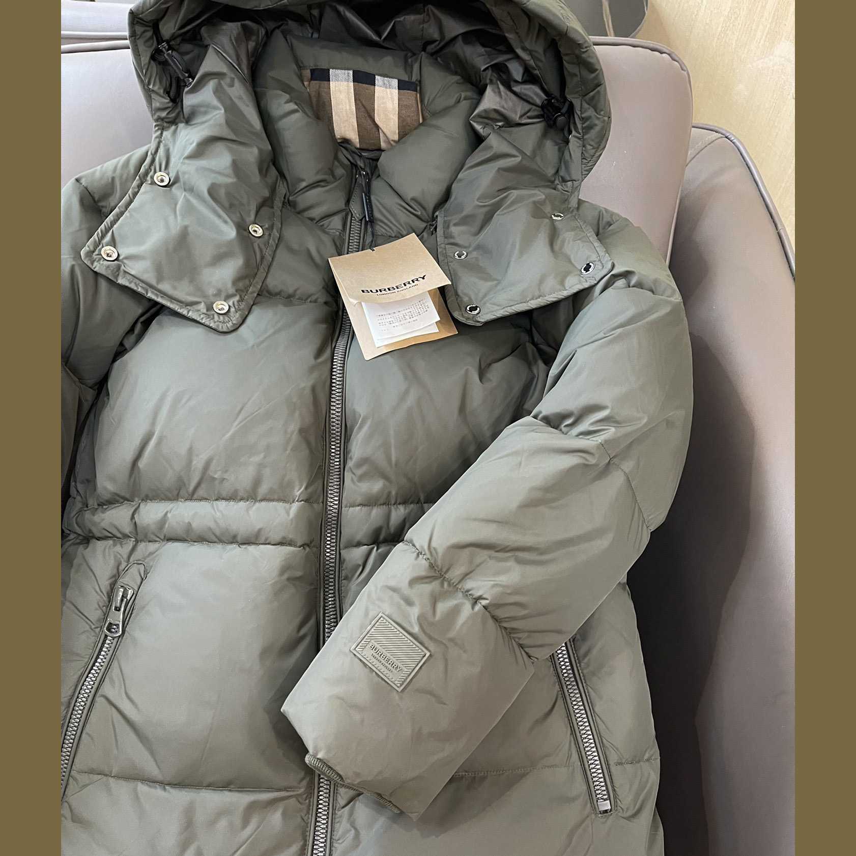 Burberry Hooded Down Jacket - EUR FASHION