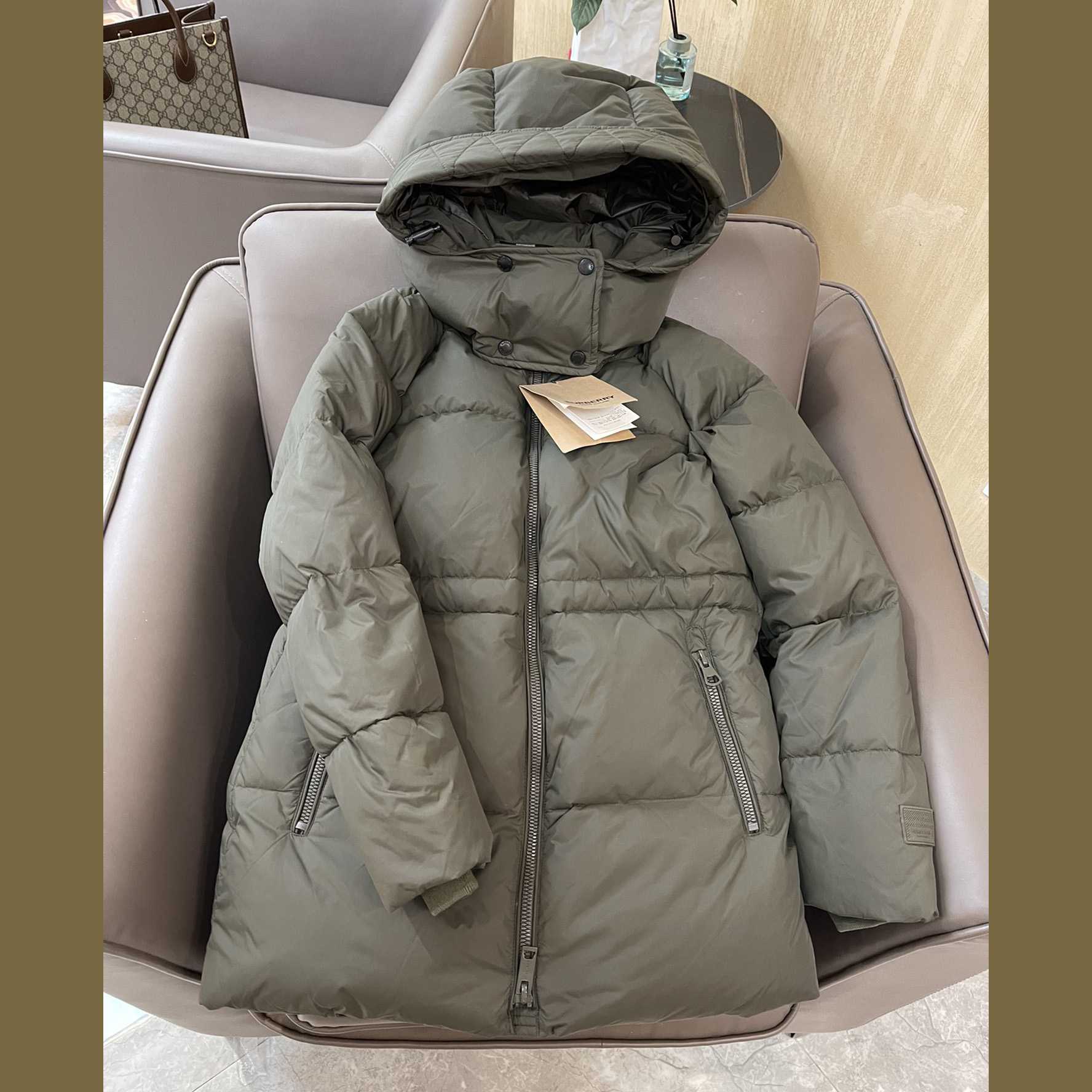 Burberry Hooded Down Jacket - EUR FASHION