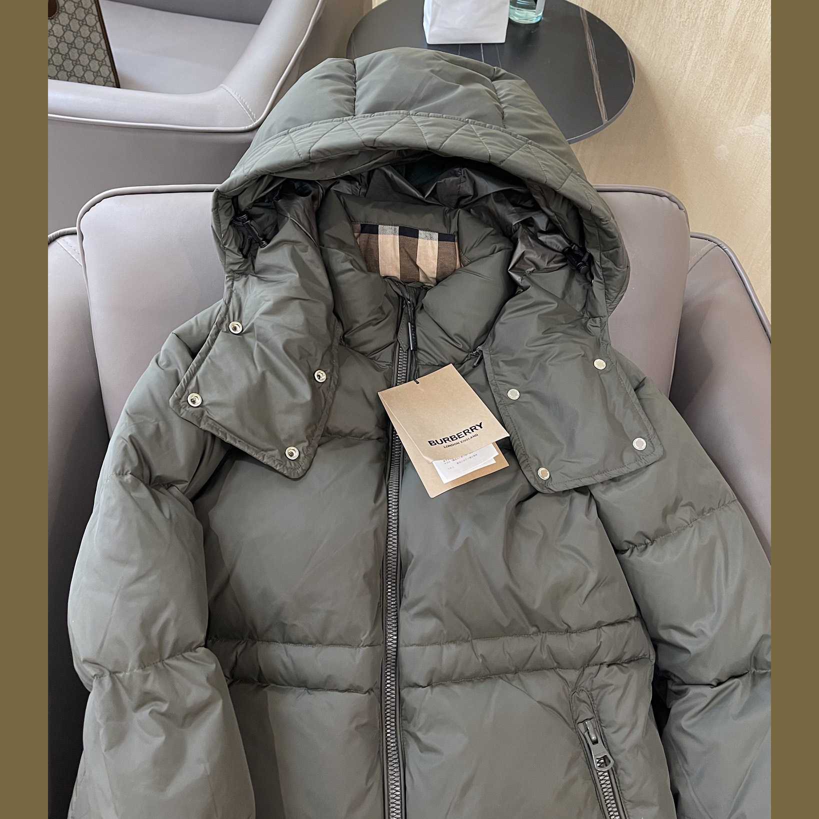 Burberry Hooded Down Jacket - EUR FASHION