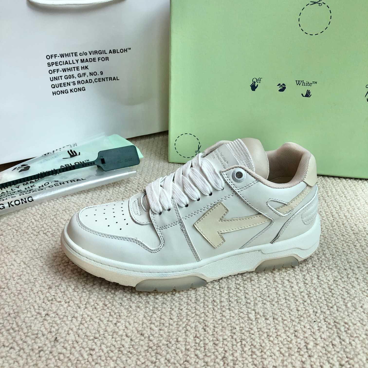 Off White Out Of Office Calf Leather Sneaker - EUR FASHION