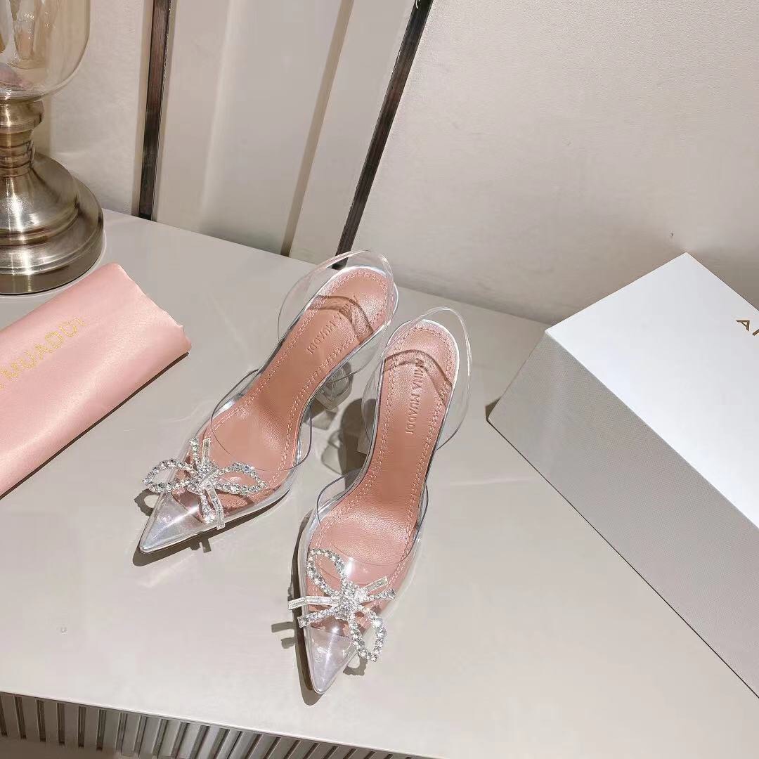 Amina Muaddi Rosie Slingback Pumps - EUR FASHION