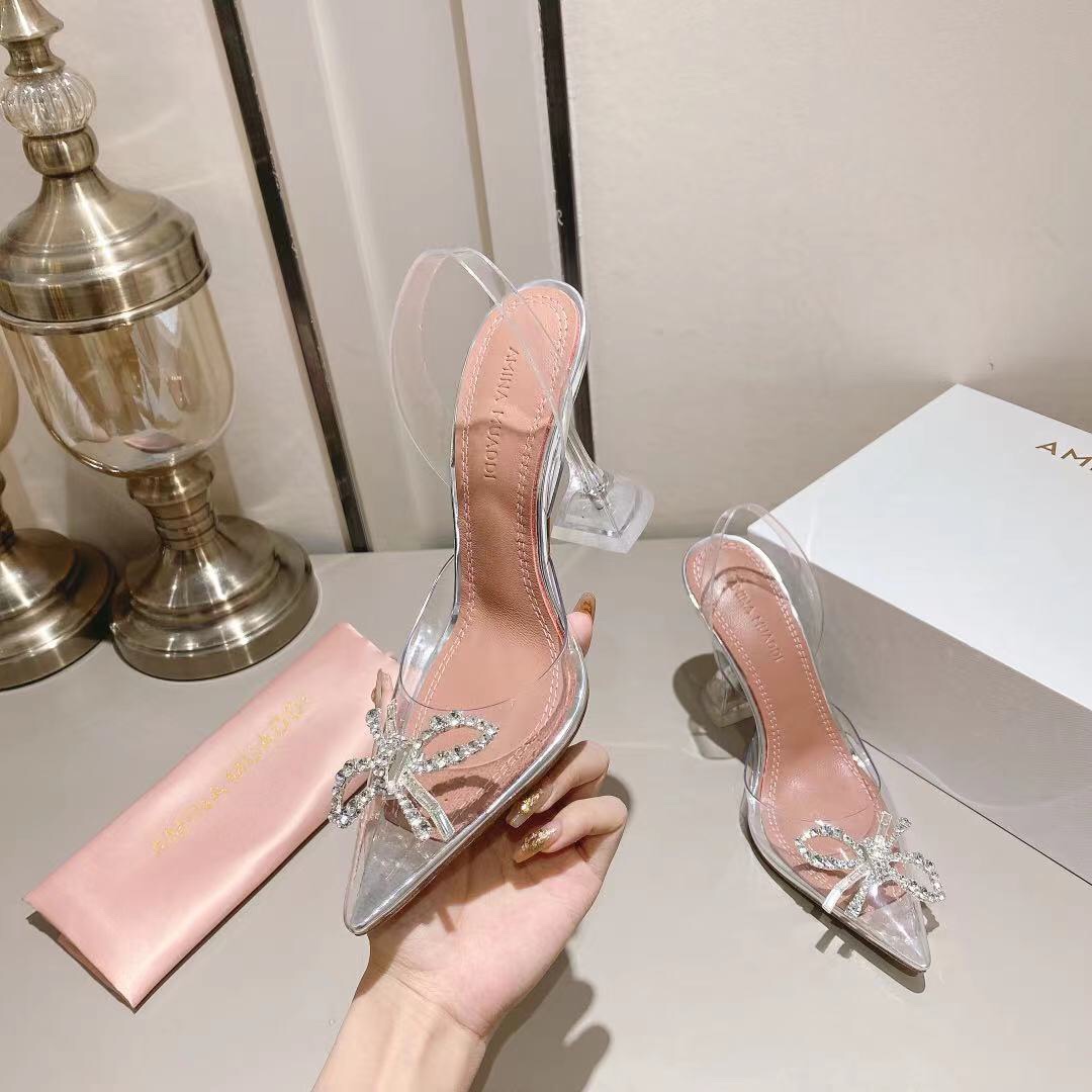 Amina Muaddi Rosie Slingback Pumps - EUR FASHION