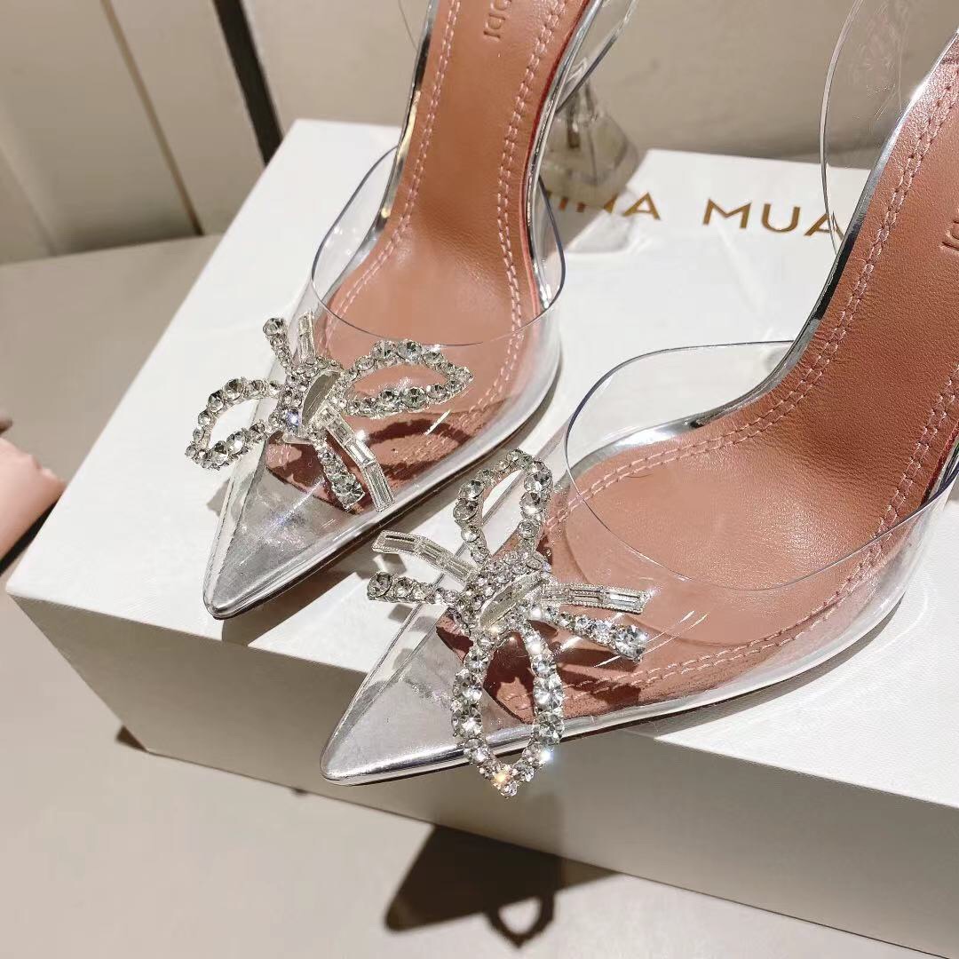 Amina Muaddi Rosie Slingback Pumps - EUR FASHION