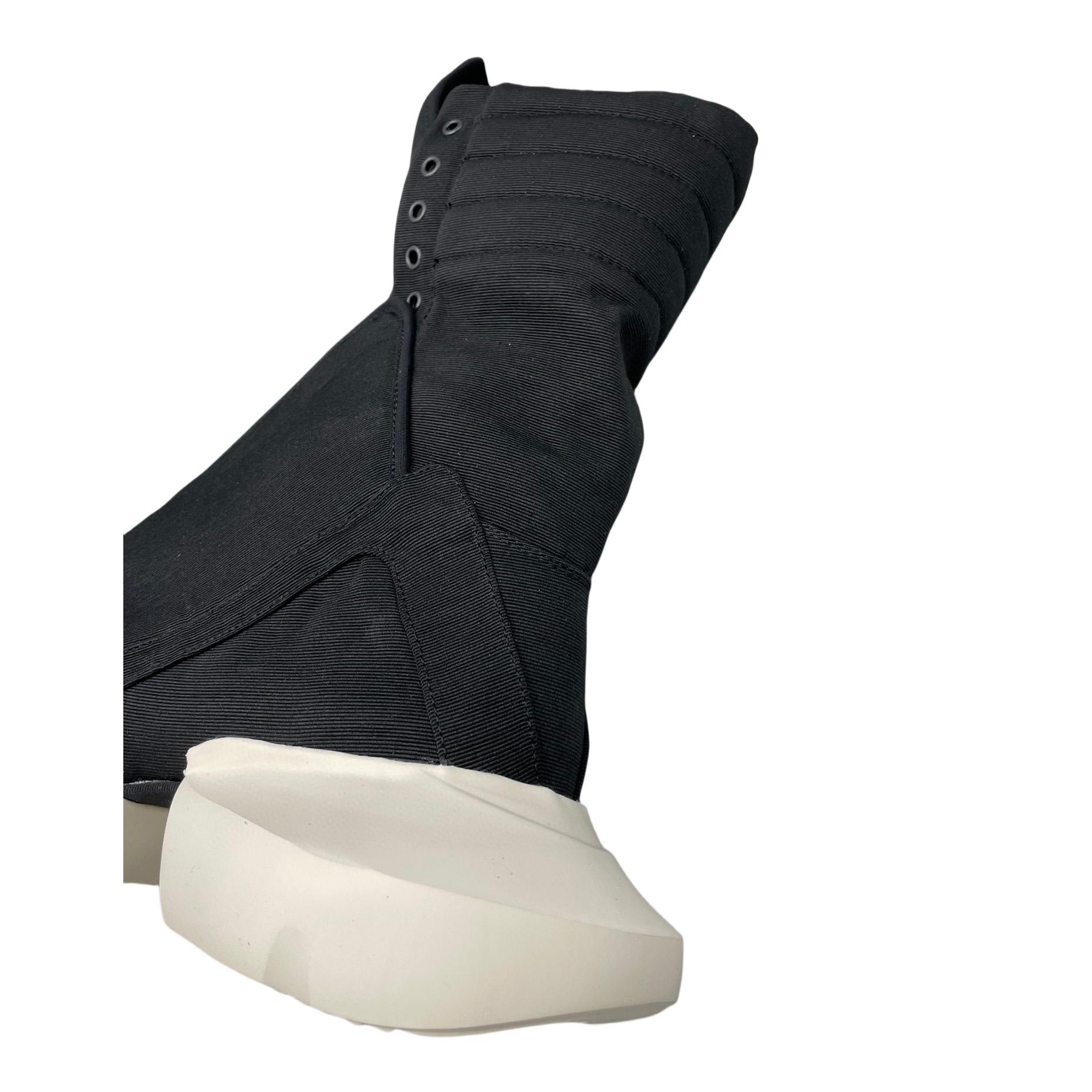 Rick Owens Drkshdw Megaturbo Dunk Boots Black - EUR FASHION