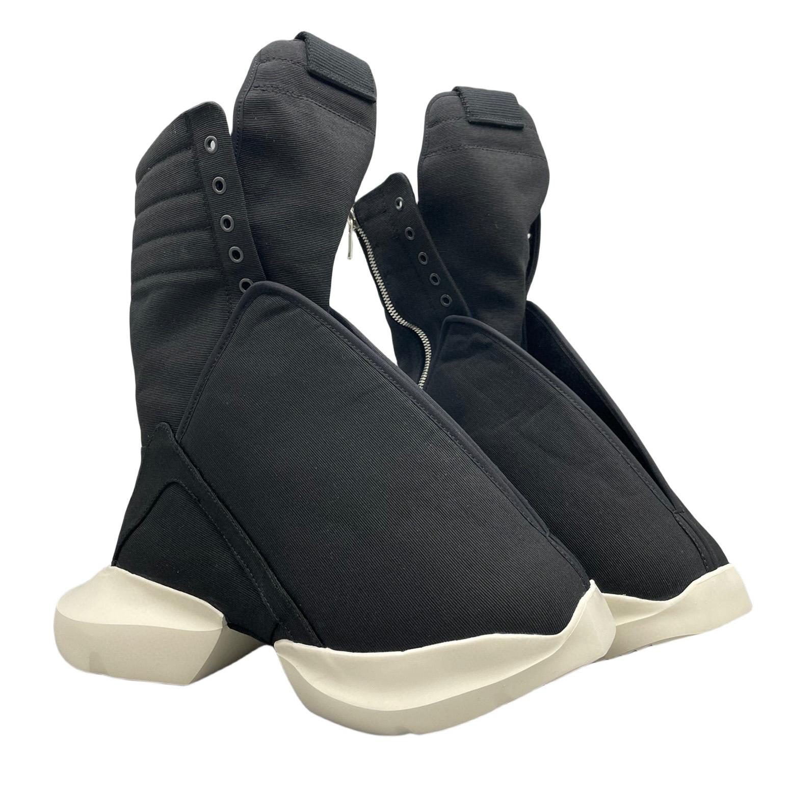 Rick Owens Drkshdw Megaturbo Dunk Boots Black - EUR FASHION