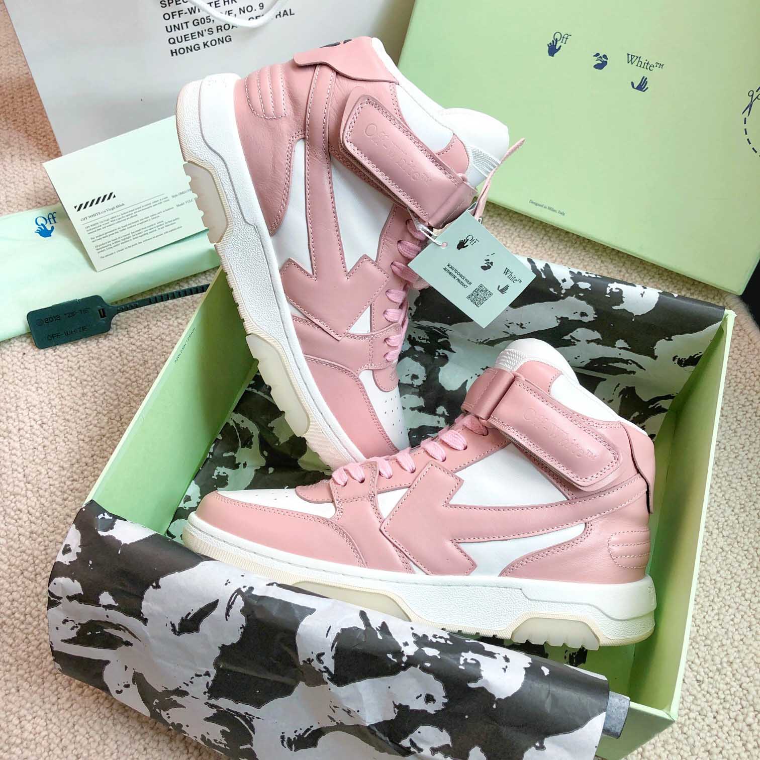 Off White Out Of Office Mid Top Sneaker - EUR FASHION