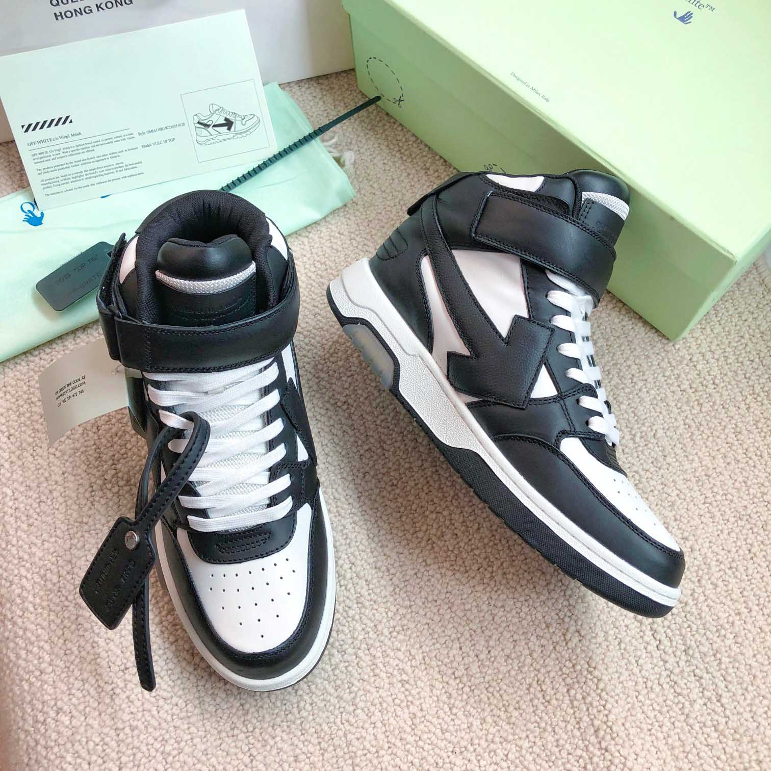 Off White Out Of Office Mid Top Sneaker - EUR FASHION