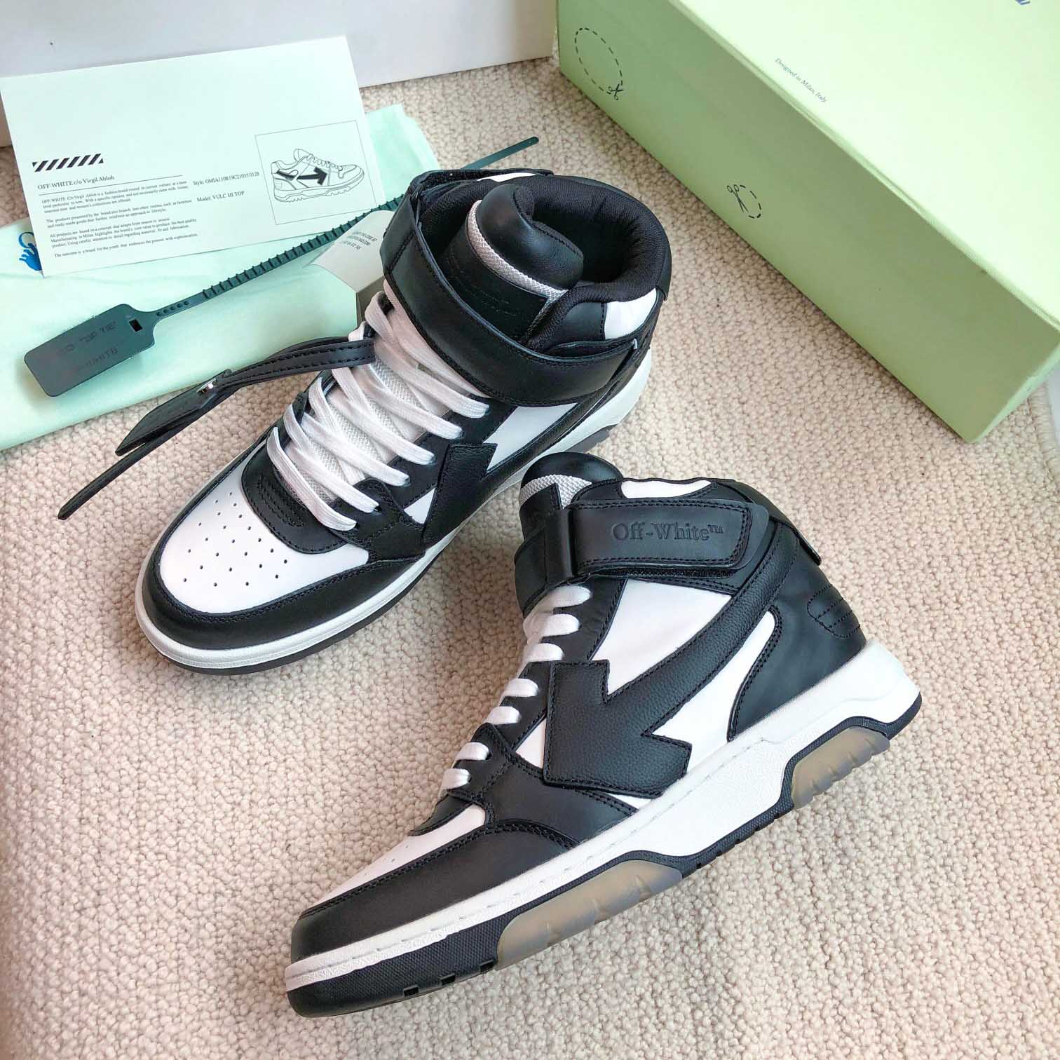 Off White Out Of Office Mid Top Sneaker - EUR FASHION