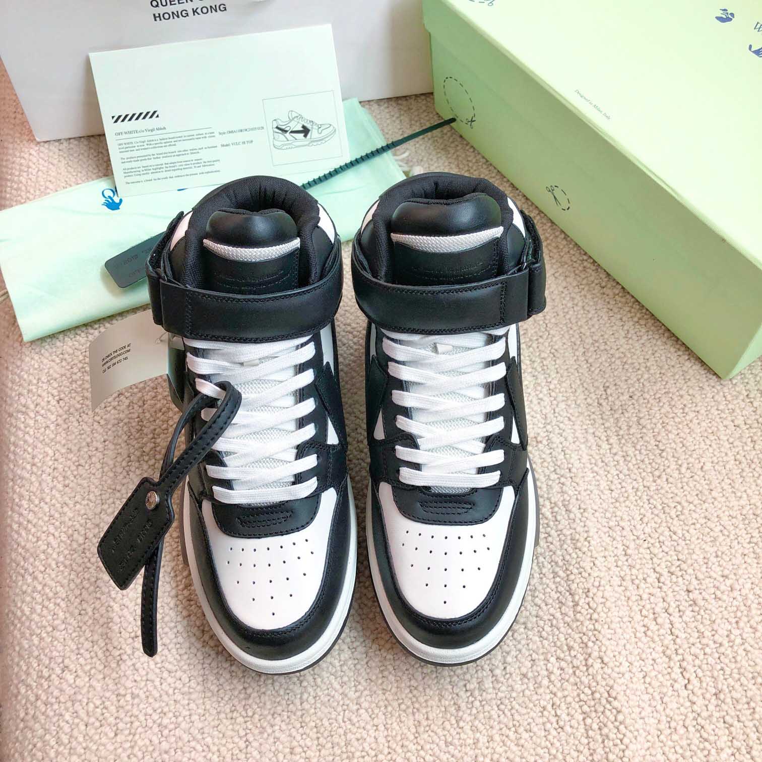 Off White Out Of Office Mid Top Sneaker - EUR FASHION