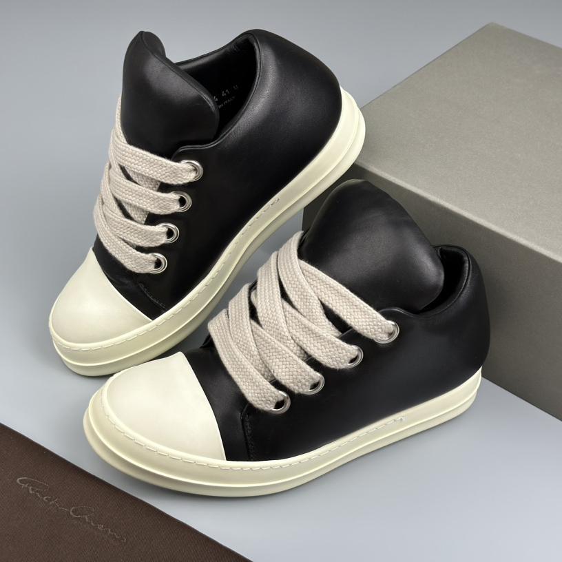 Rick Owens Lace-up Low-top Sneakers  - EUR FASHION