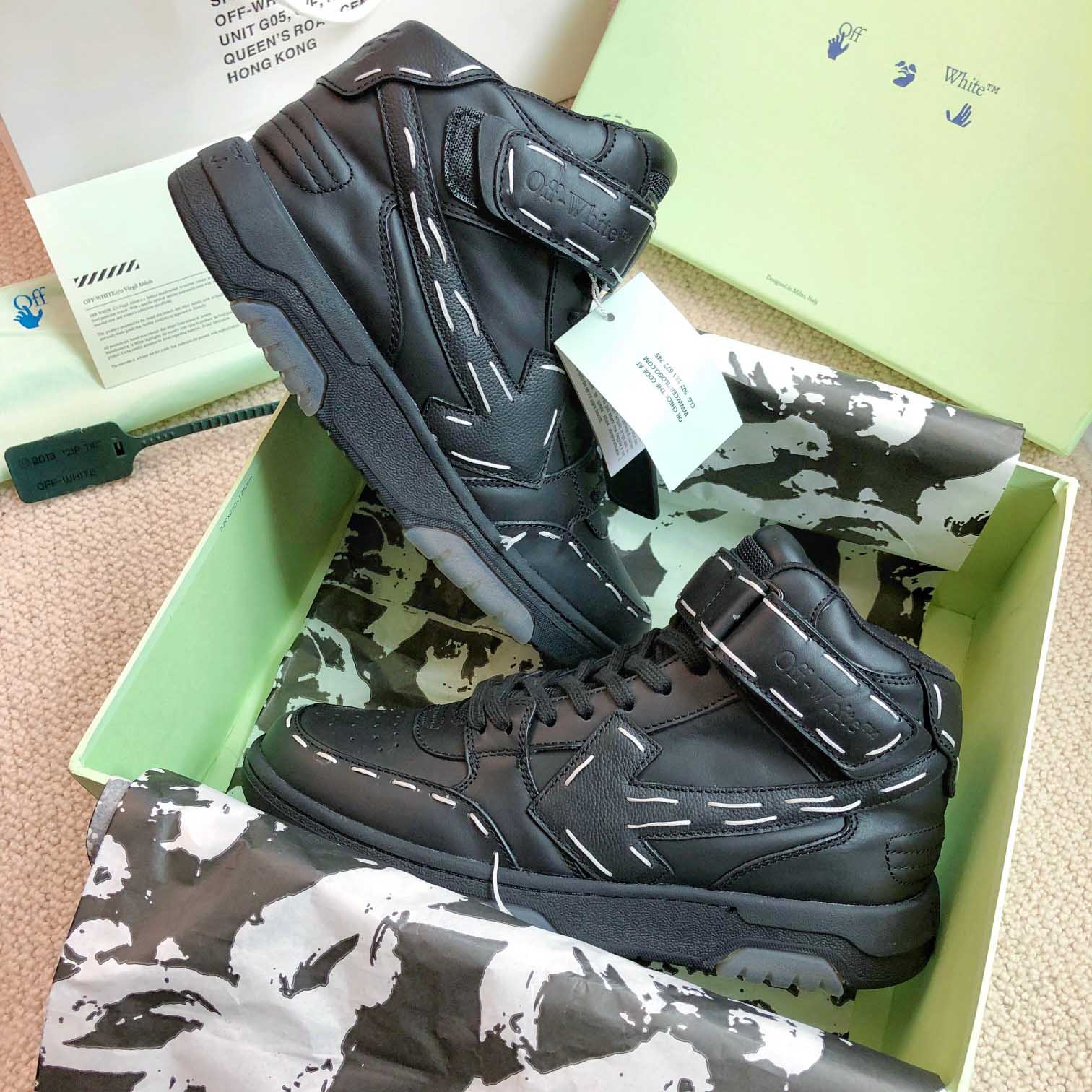 Off White Ooo Mid Sartorial Stitching - EUR FASHION