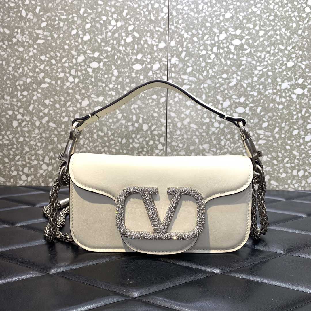 Valenti Locò Small Shoulder Bag With Jewel Logo - EUR FASHION