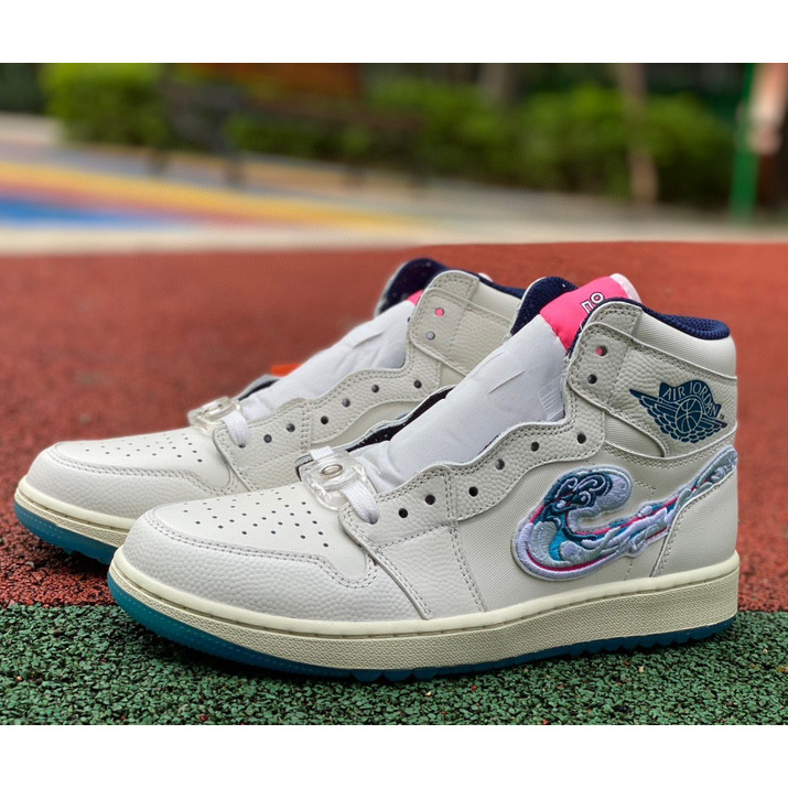 Michelle Wie West x Jordan Air Jordan 1 High Gof "Pebble Beach" Sneaker   FV3565-100 - EUR FASHION