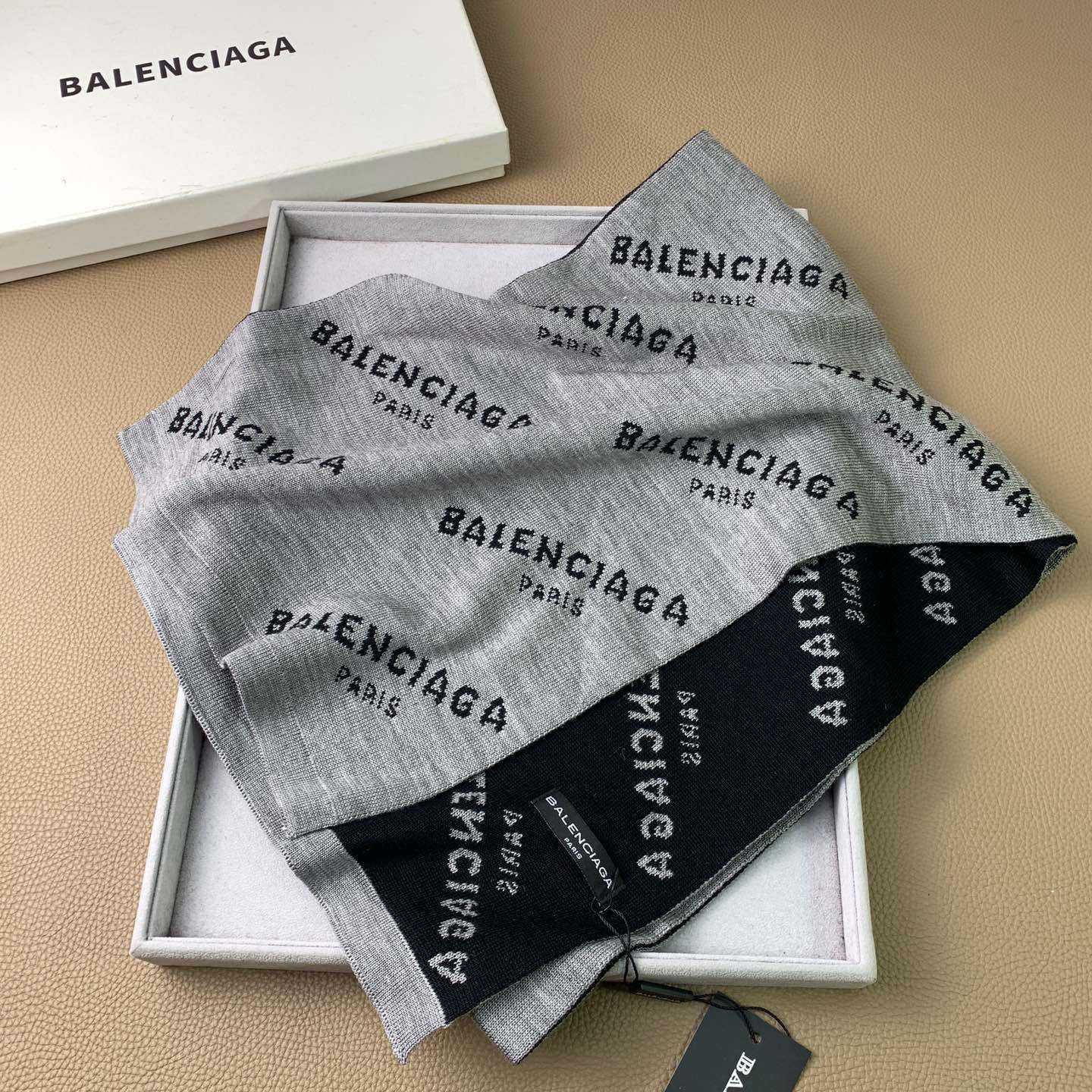 Balenciaga Allover Logo Scarf - EUR FASHION