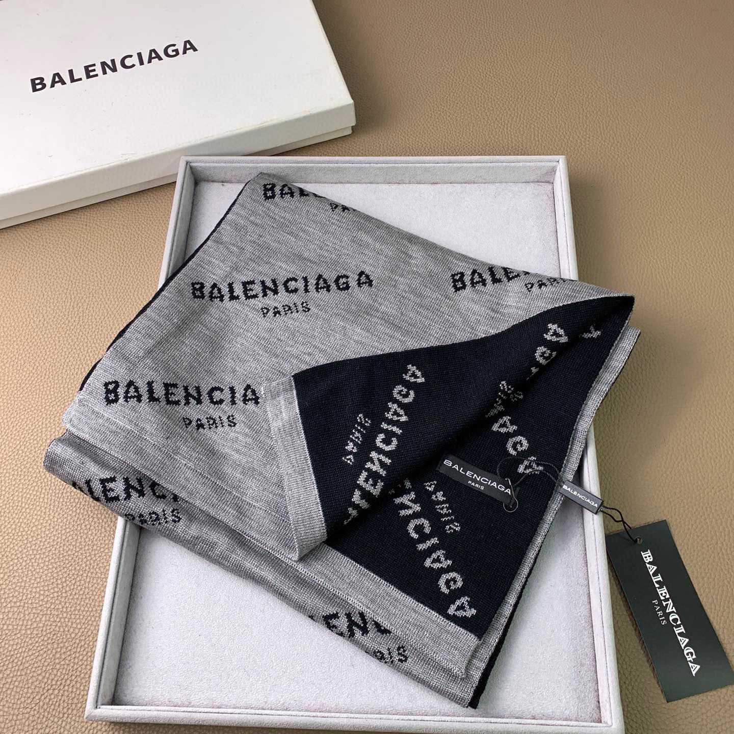 Balenciaga Allover Logo Scarf - EUR FASHION