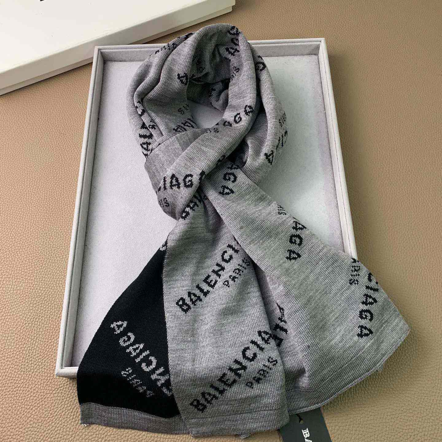 Balenciaga Allover Logo Scarf - EUR FASHION