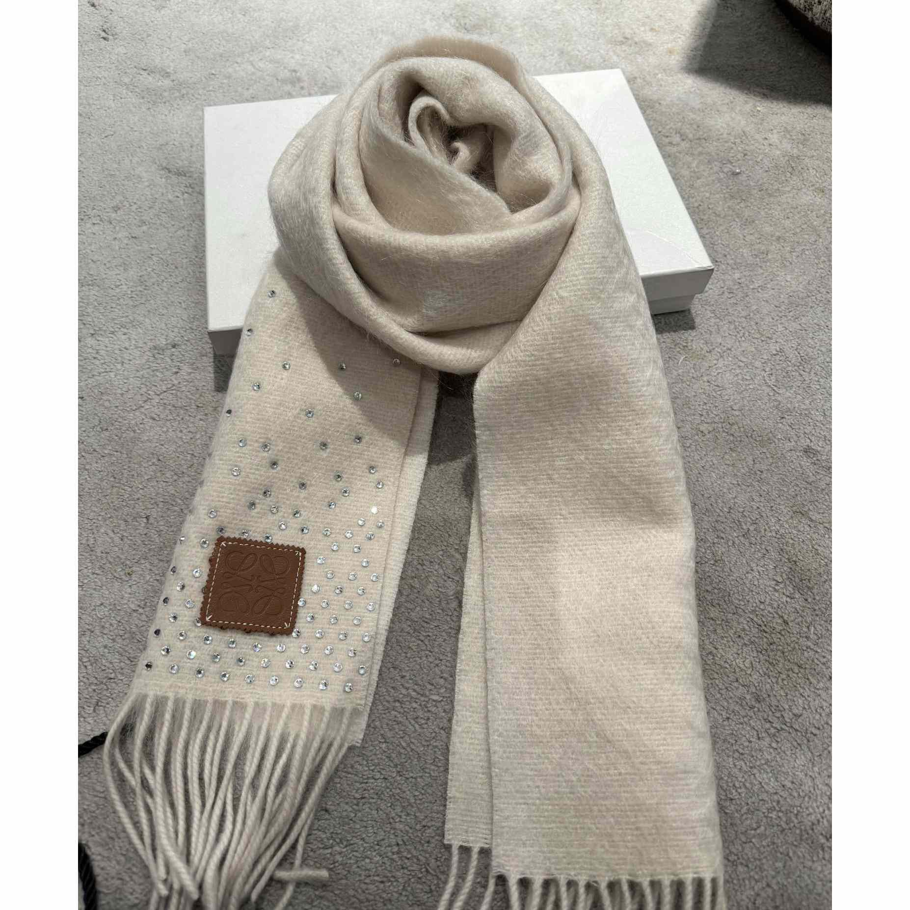 Loewe Scarf In Mohair And Wool - EUR FASHION