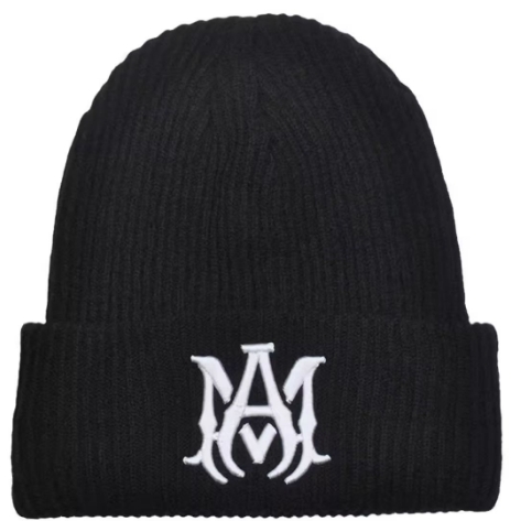 Amiri Logo-embroidered Ribbed-knit Beanie - EUR FASHION