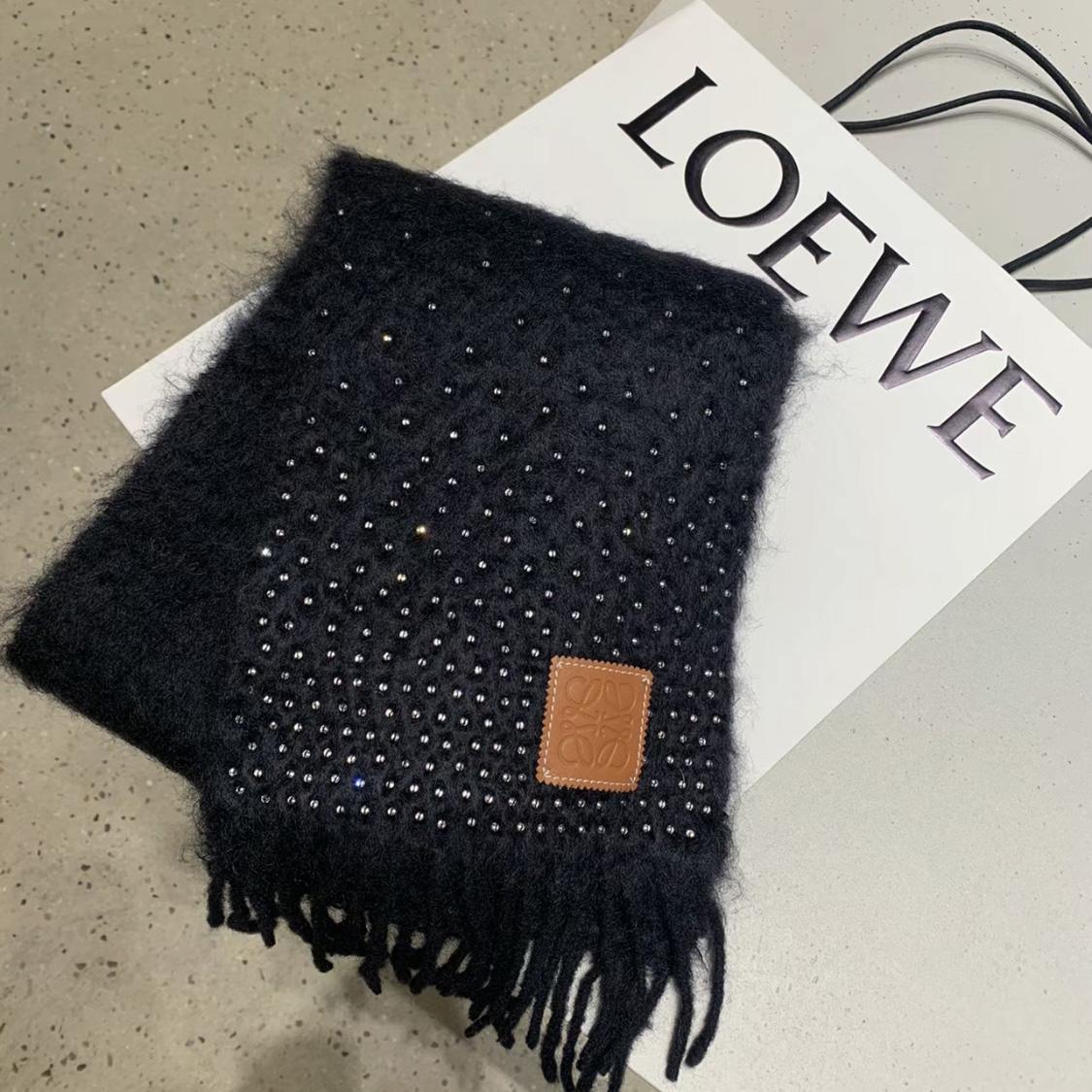 Loewe Scarf In Mohair And Wool - EUR FASHION