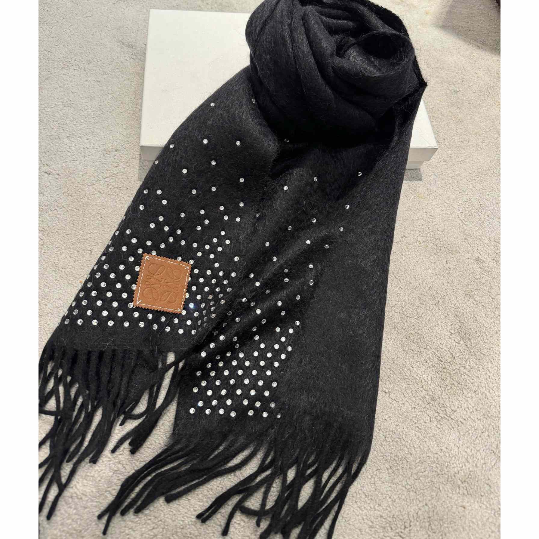 Loewe Scarf In Mohair And Wool - EUR FASHION