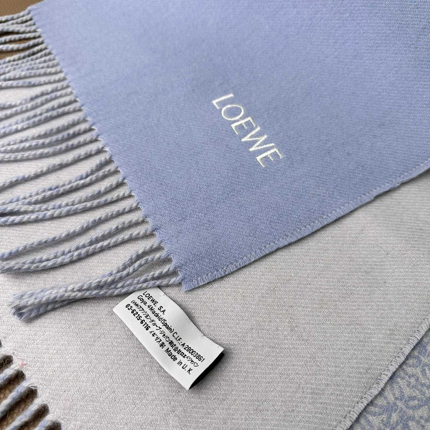 Loewe Scarf In Wool And Cashmere - EUR FASHION