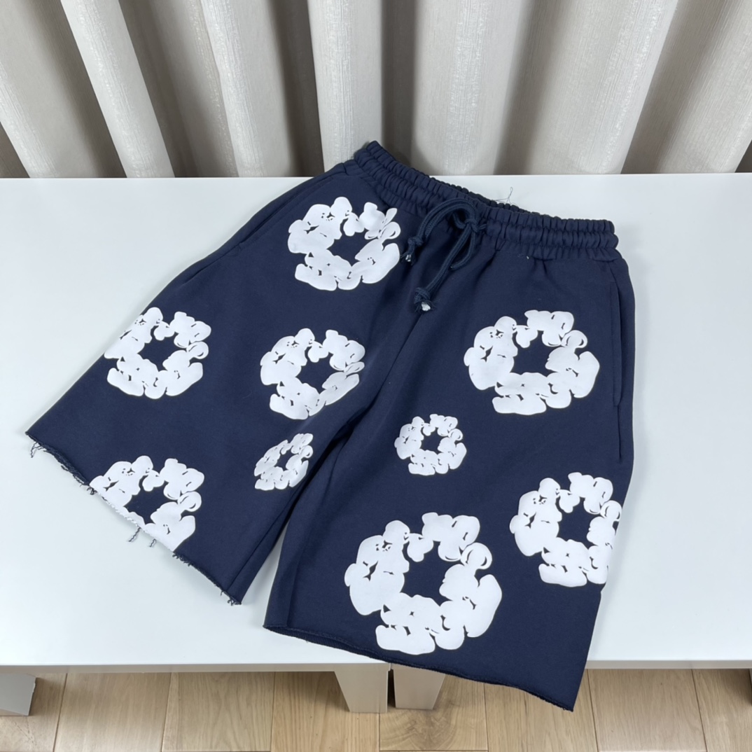 Ready Made x Denim Tears Cotton Wreath Sweat Shorts - EUR FASHION