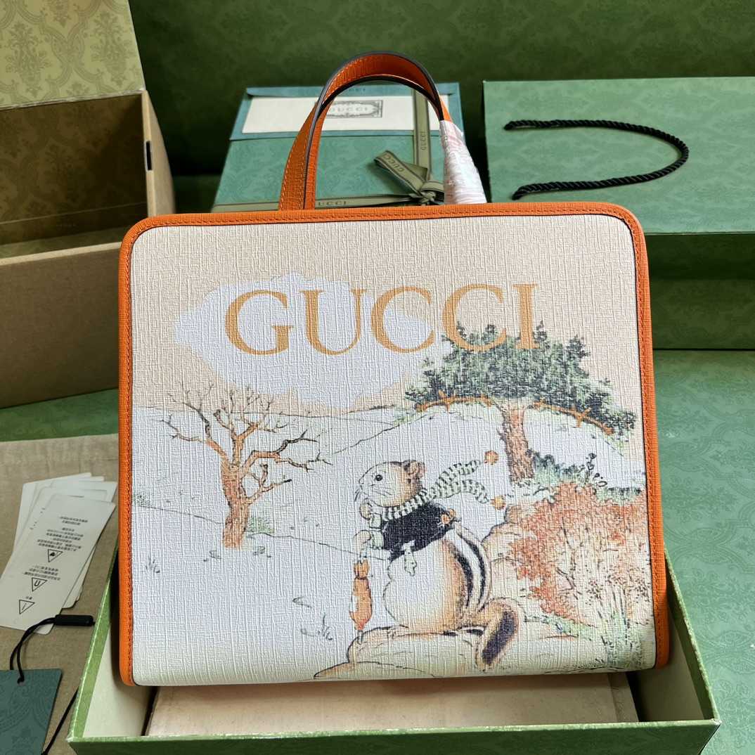 Gucci Children's Animal Print Tote Bag - EUR FASHION