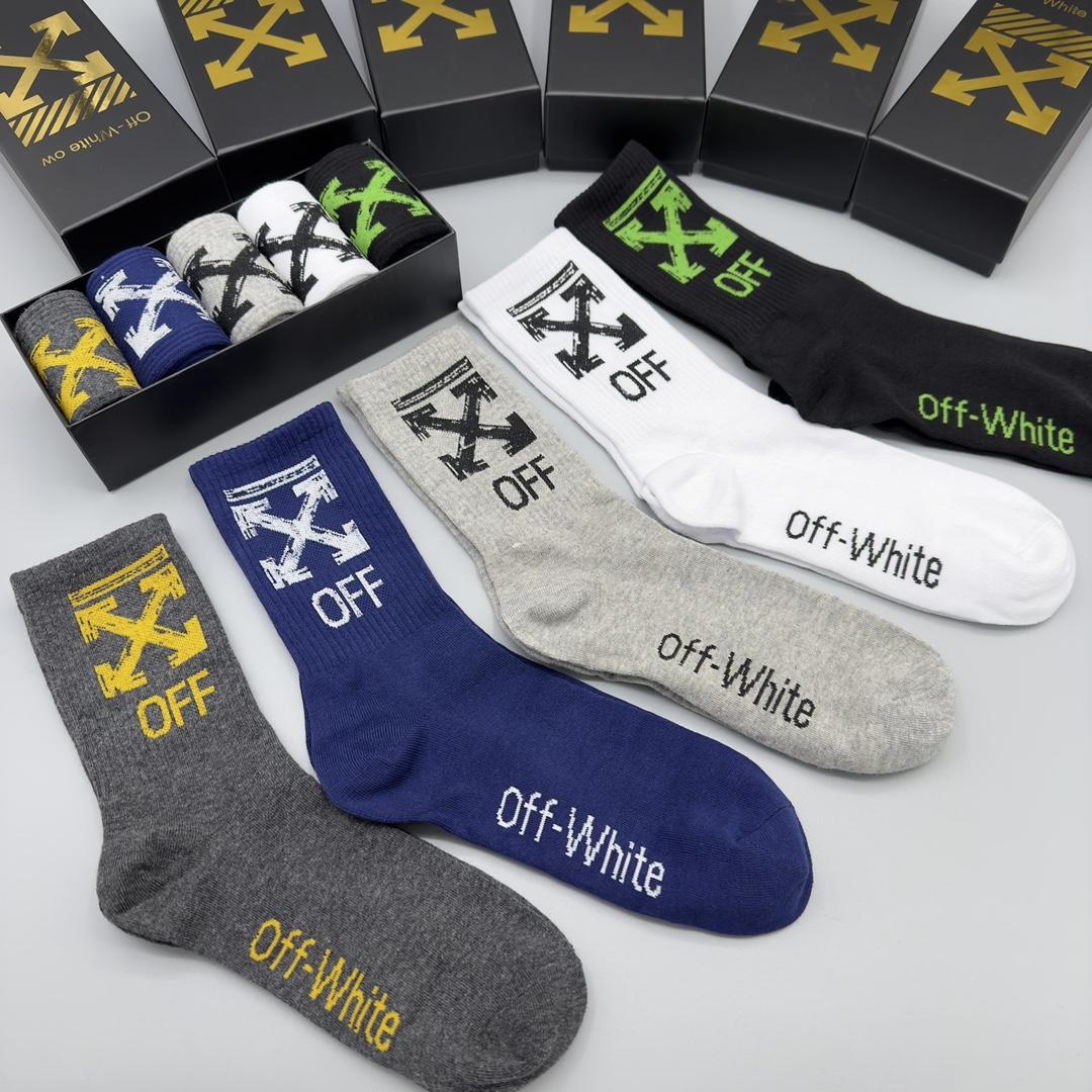 Off White Socks/Box - EUR FASHION