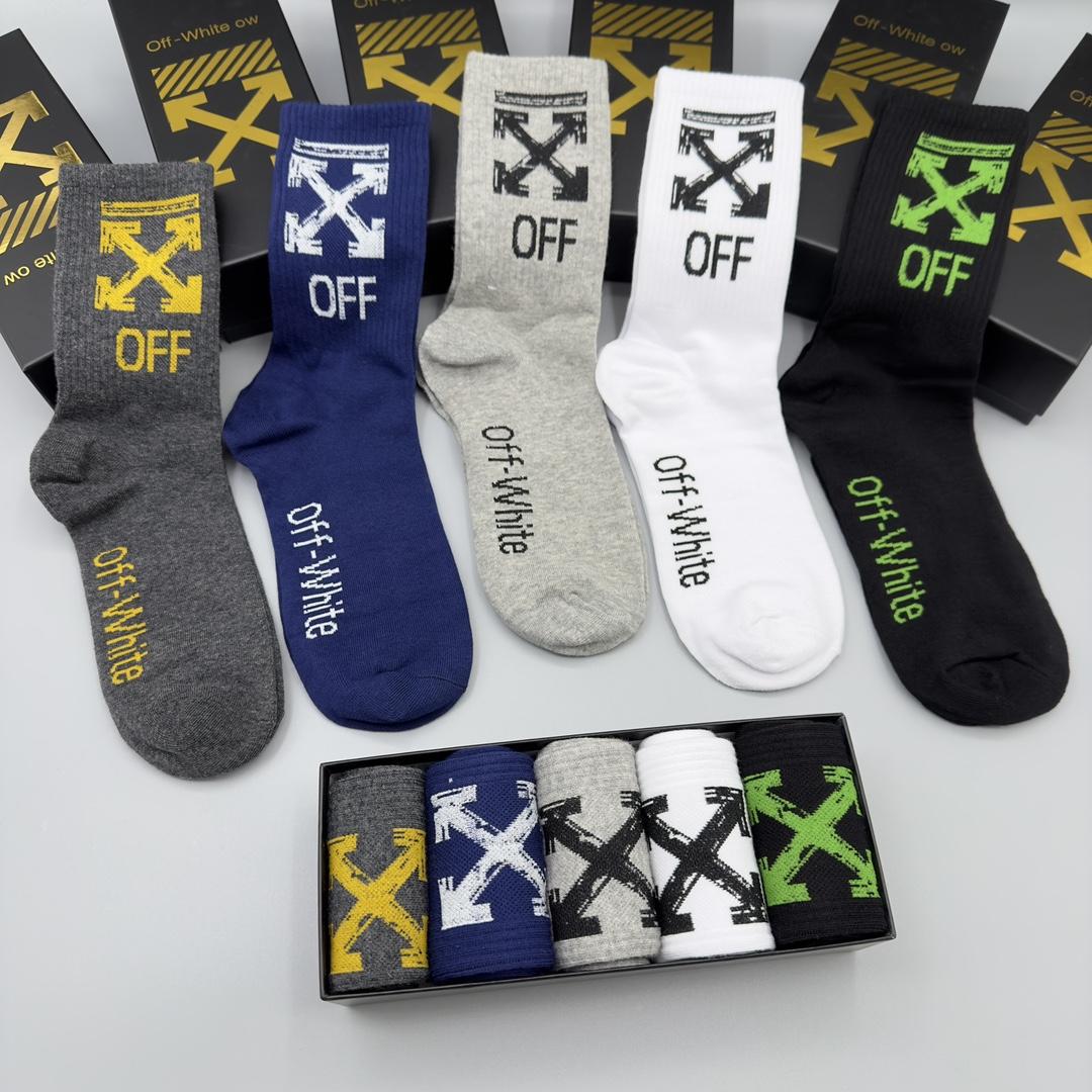 Off White Socks/Box - EUR FASHION