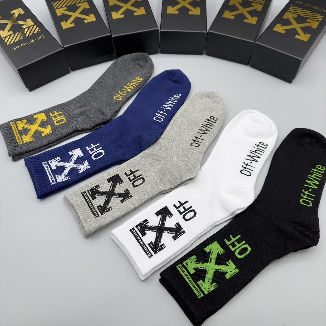 Off White Socks/Box - EUR FASHION