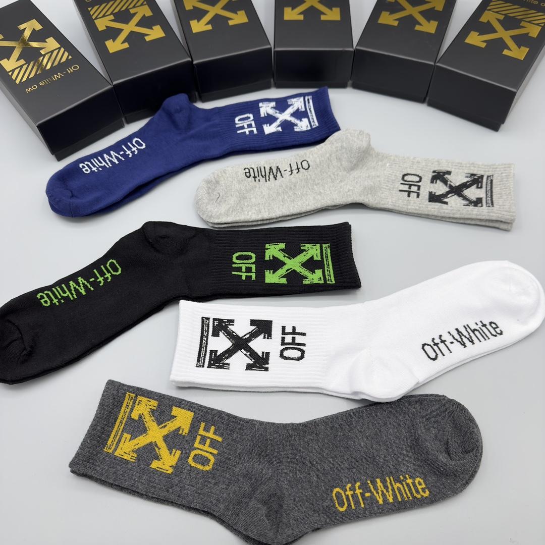 Off White Socks/Box - EUR FASHION