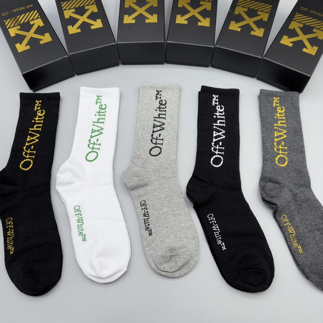 Off White Socks/Box - EUR FASHION