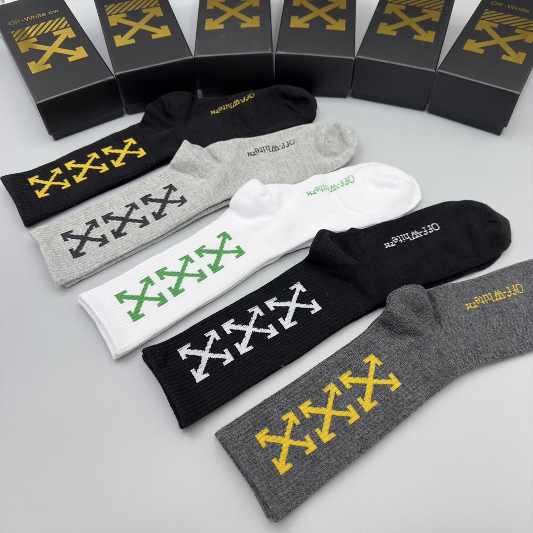 Off White Socks/Box - EUR FASHION