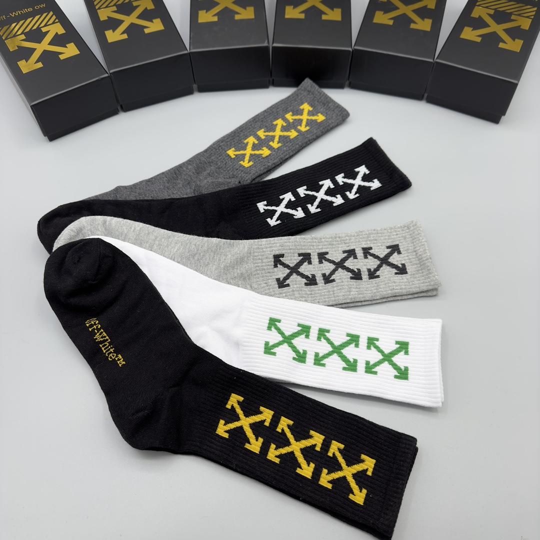 Off White Socks/Box - EUR FASHION