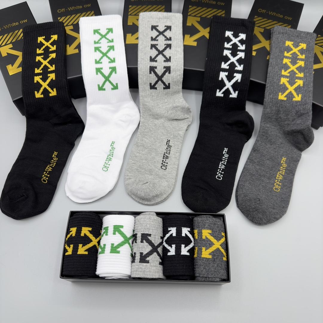 Off White Socks/Box - EUR FASHION