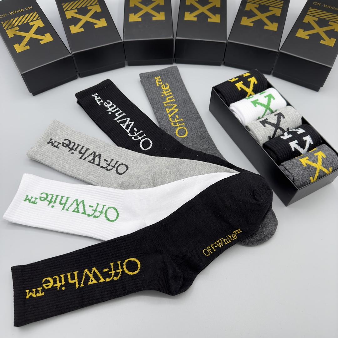 Off White Socks/Box - EUR FASHION