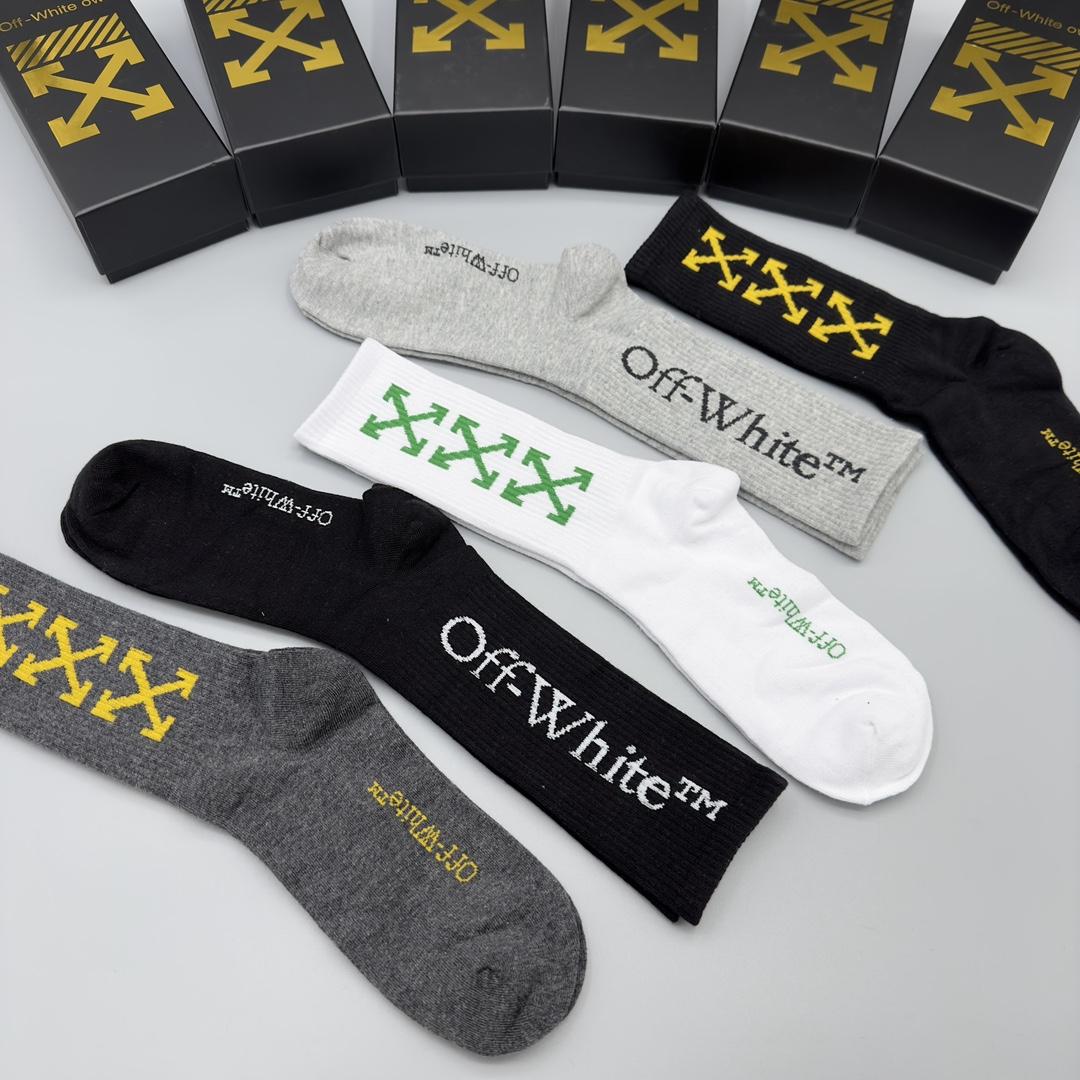 Off White Socks/Box - EUR FASHION