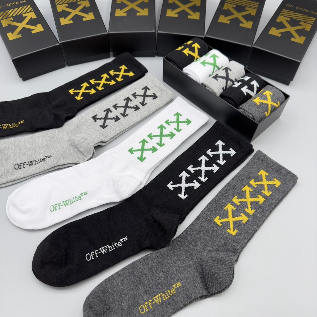 Off White Socks/Box - EUR FASHION