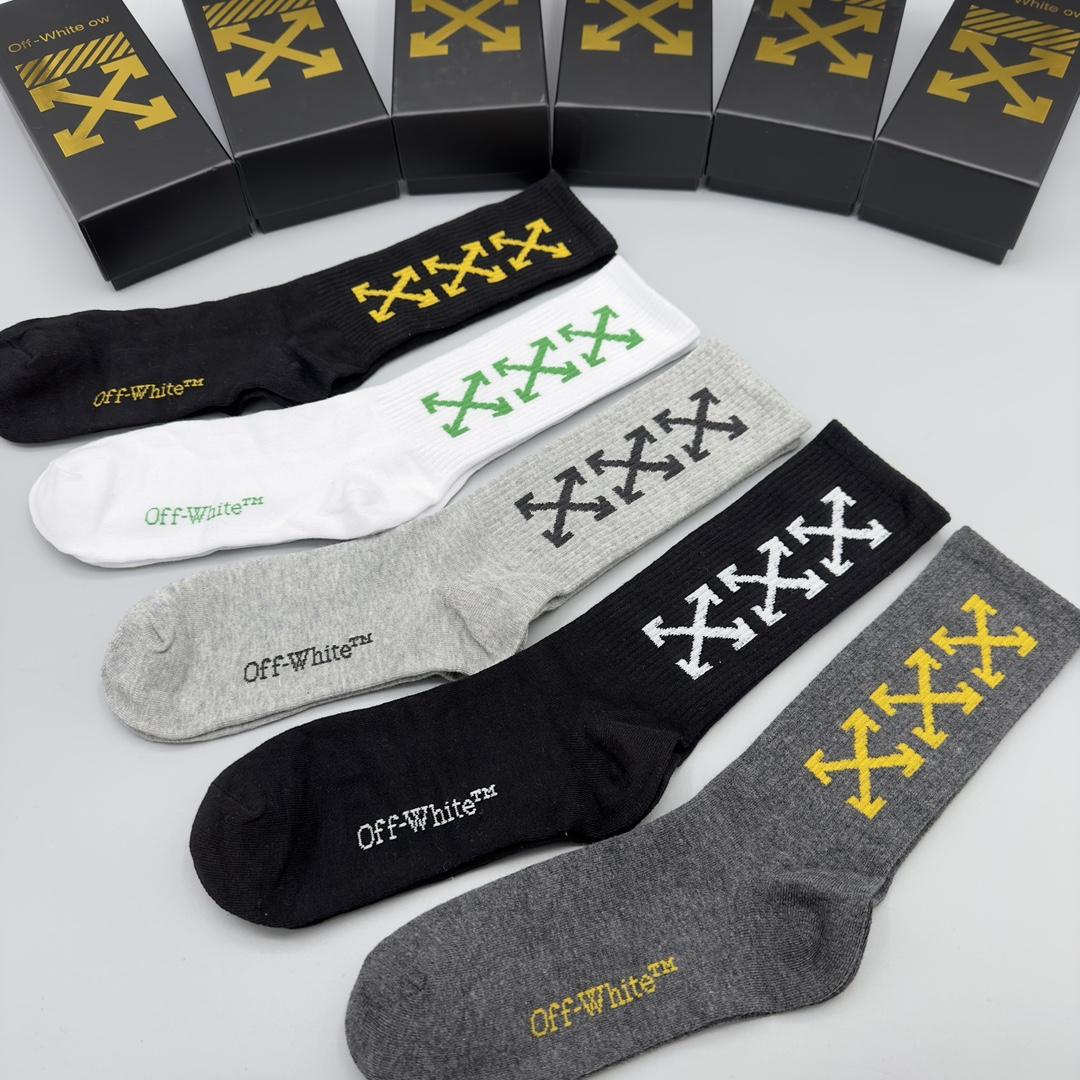 Off White Socks/Box - EUR FASHION