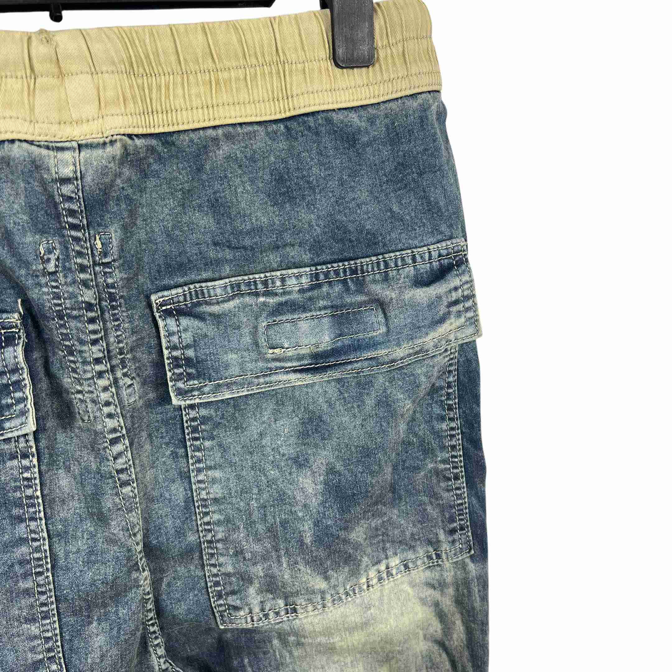 Rick Owens Hustler Denim Pusher Pants - EUR FASHION