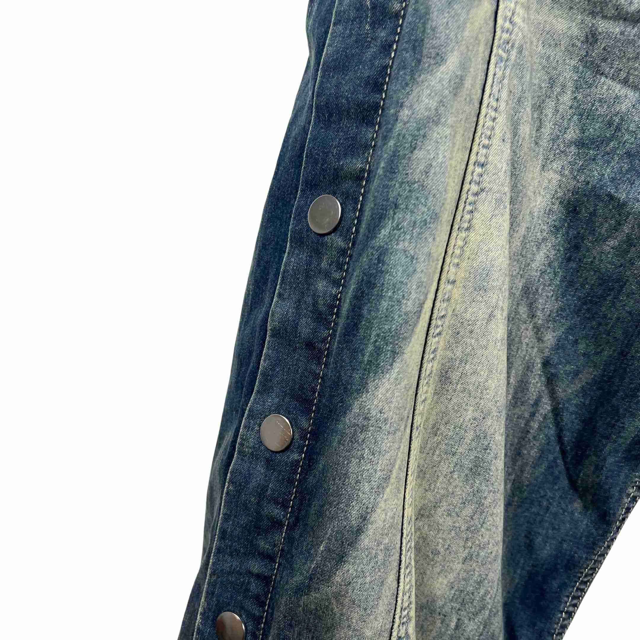 Rick Owens Hustler Denim Pusher Pants - EUR FASHION