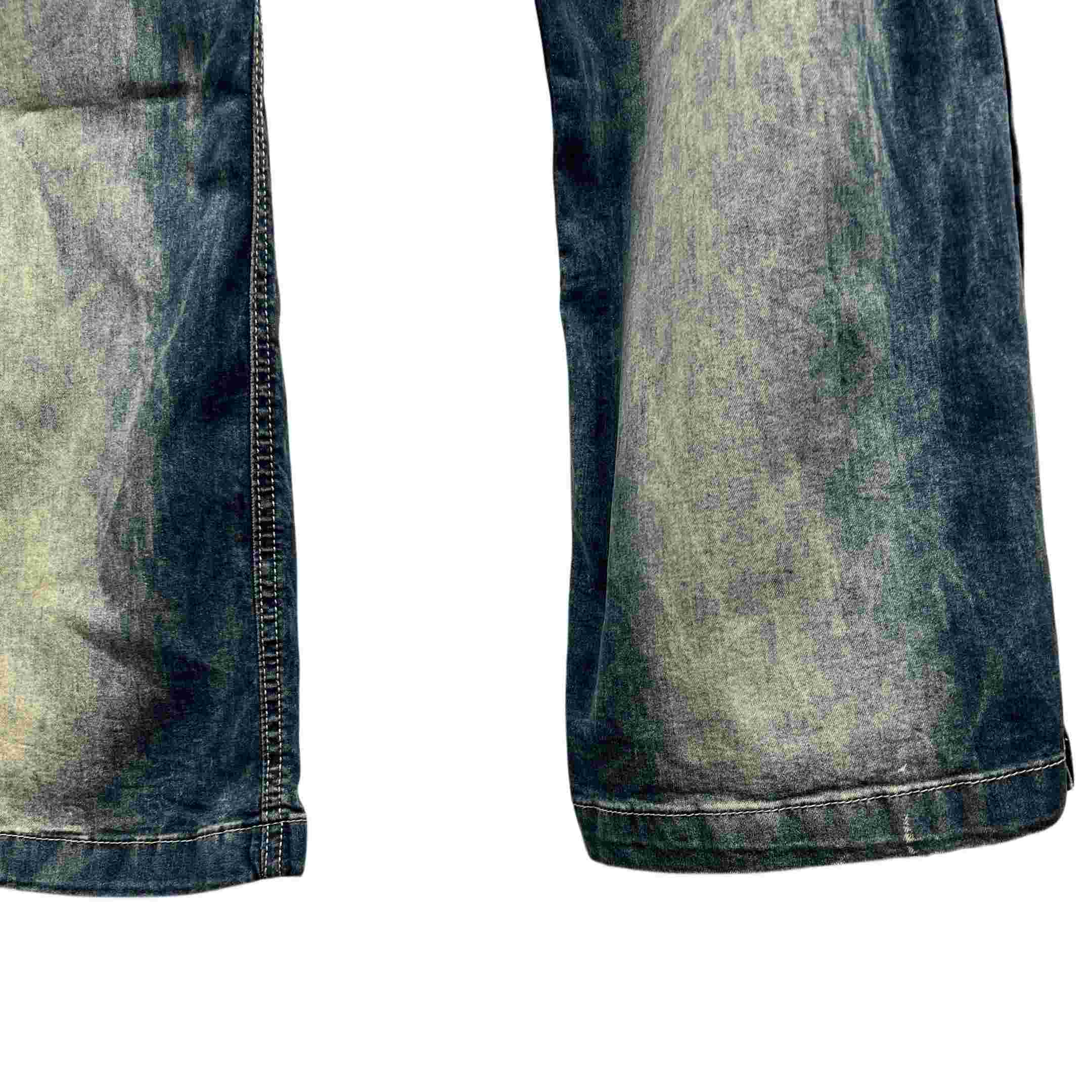 Rick Owens Hustler Denim Pusher Pants - EUR FASHION