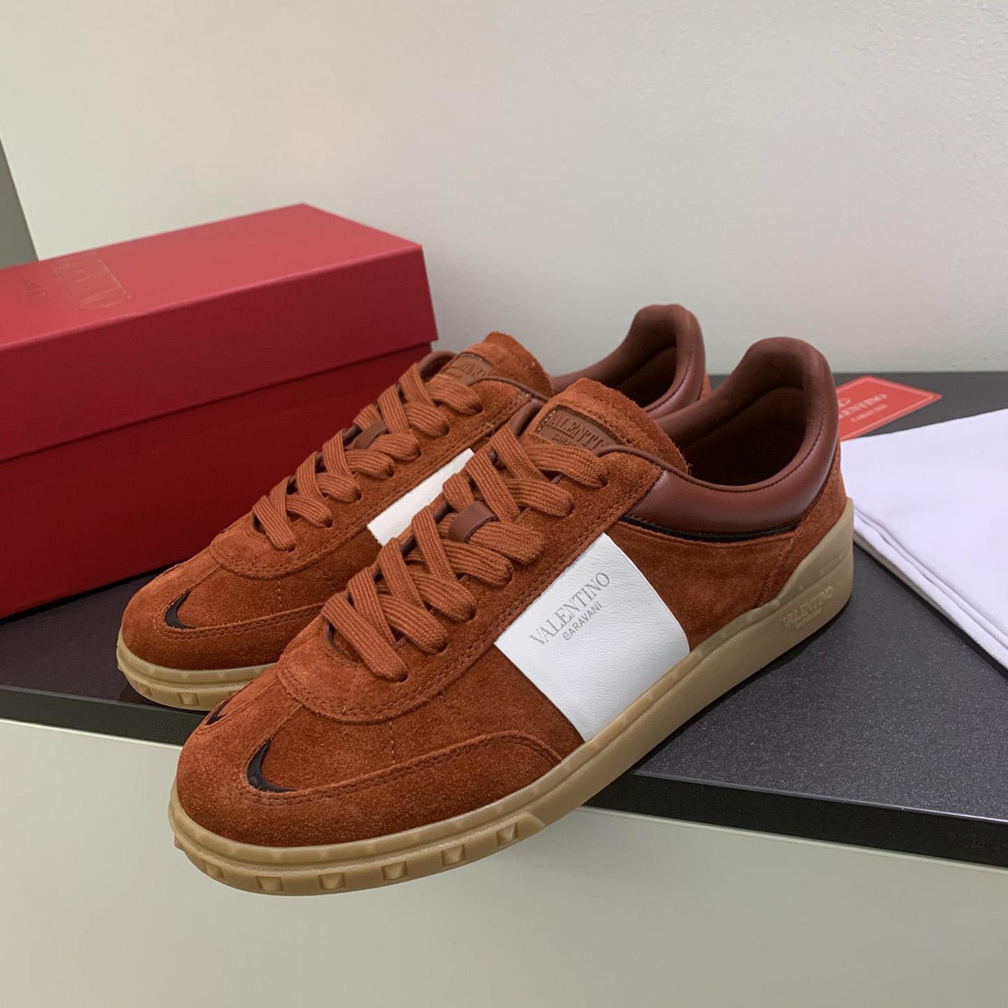 Valenti Upvillage Low Top Sneaker In Split Leather And Calfskin Nappa Leather - EUR FASHION