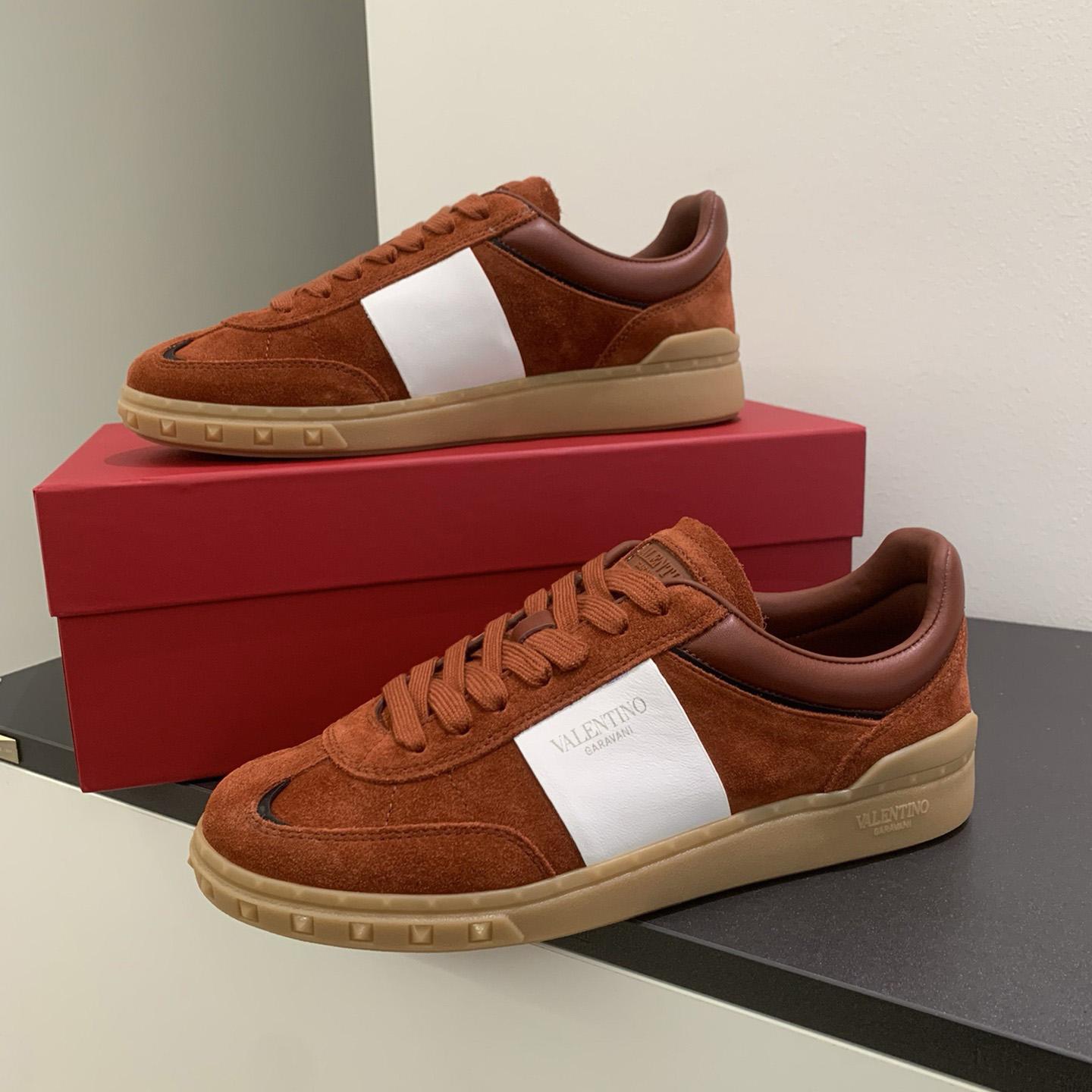 Valenti Upvillage Low Top Sneaker In Split Leather And Calfskin Nappa Leather - EUR FASHION