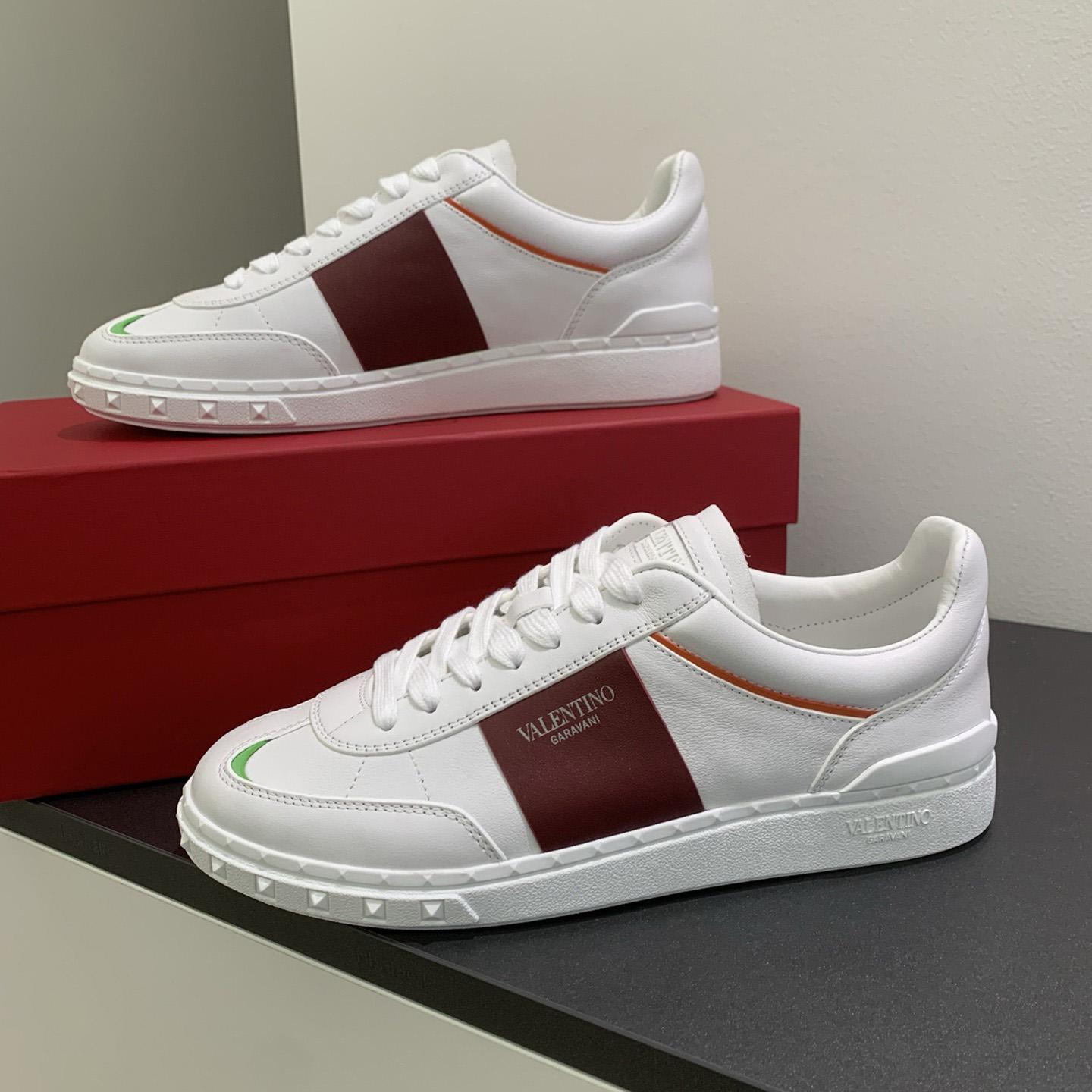 Valenti Upvillage Low Top Sneaker In Split Leather And Calfskin Nappa Leather - EUR FASHION