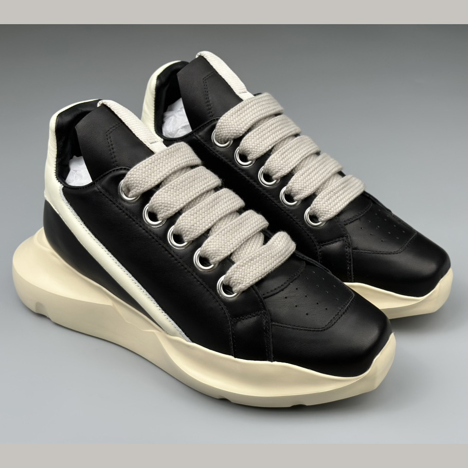 Rick Owens Geth Chunky High-top Sneakers - EUR FASHION