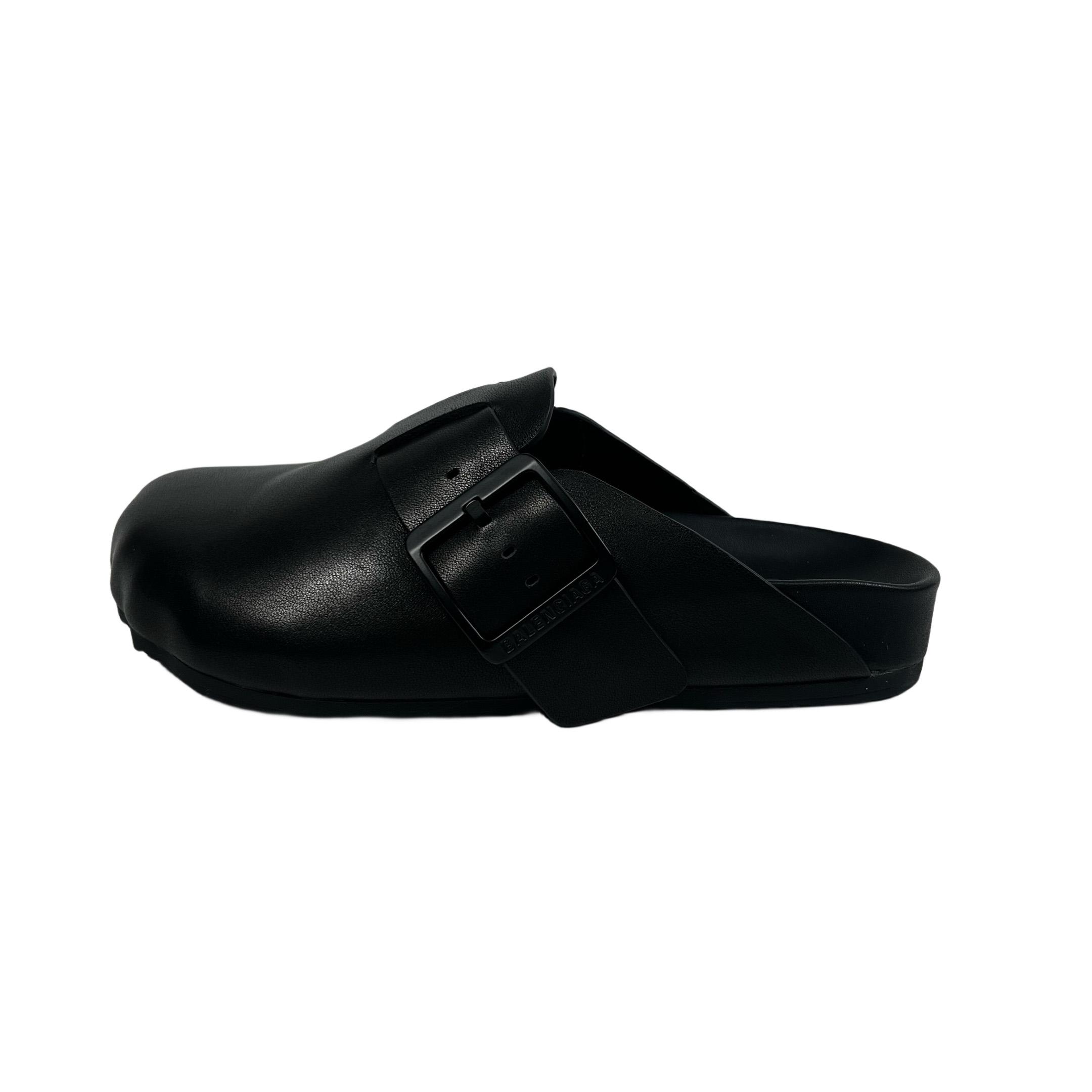 Balenciaga Sunday Mule In Black  - EUR FASHION